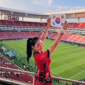 이노냥, FIFA 초청으로 한국-멕시코전 현장 관람